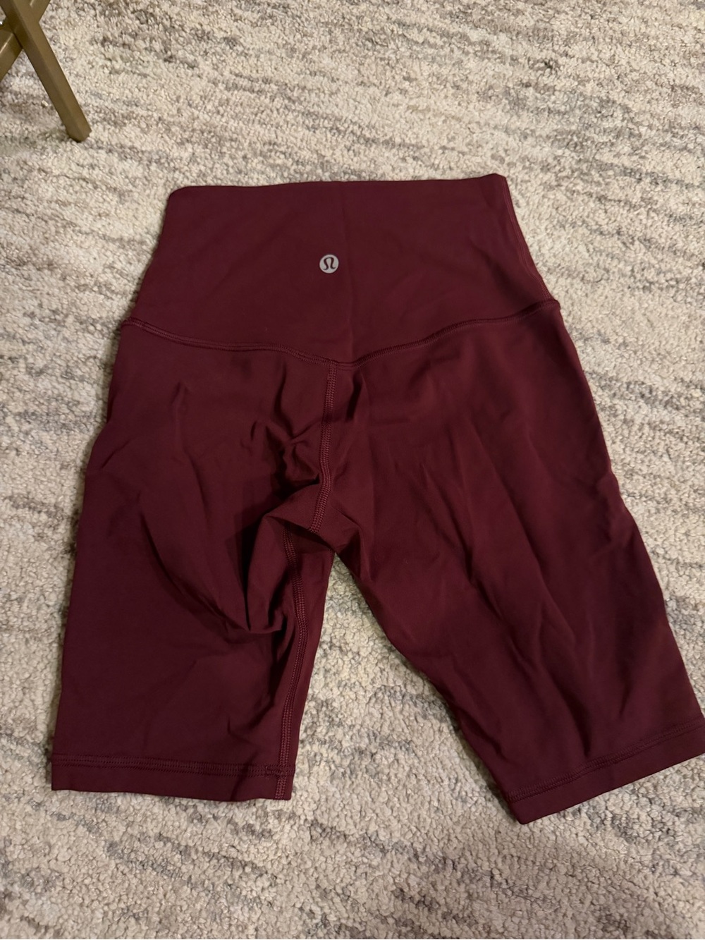lululemon align Women's High-Rise Burgundy Bike Shorts